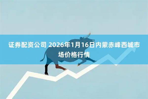证券配资公司 2026年1月16日内蒙赤峰西城市场价格行情